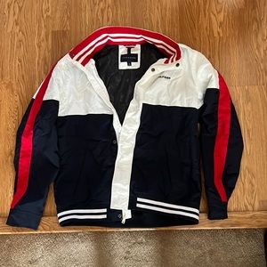 Tommy Hilfiger Men’s Jacket. Size: XL. Color: Red, White, and Blue